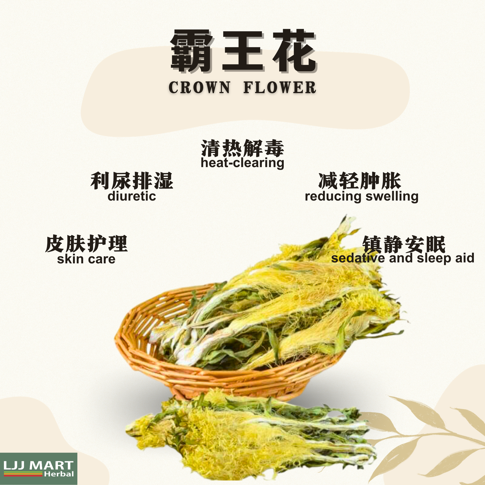 霸王花 Crown Flower 50g