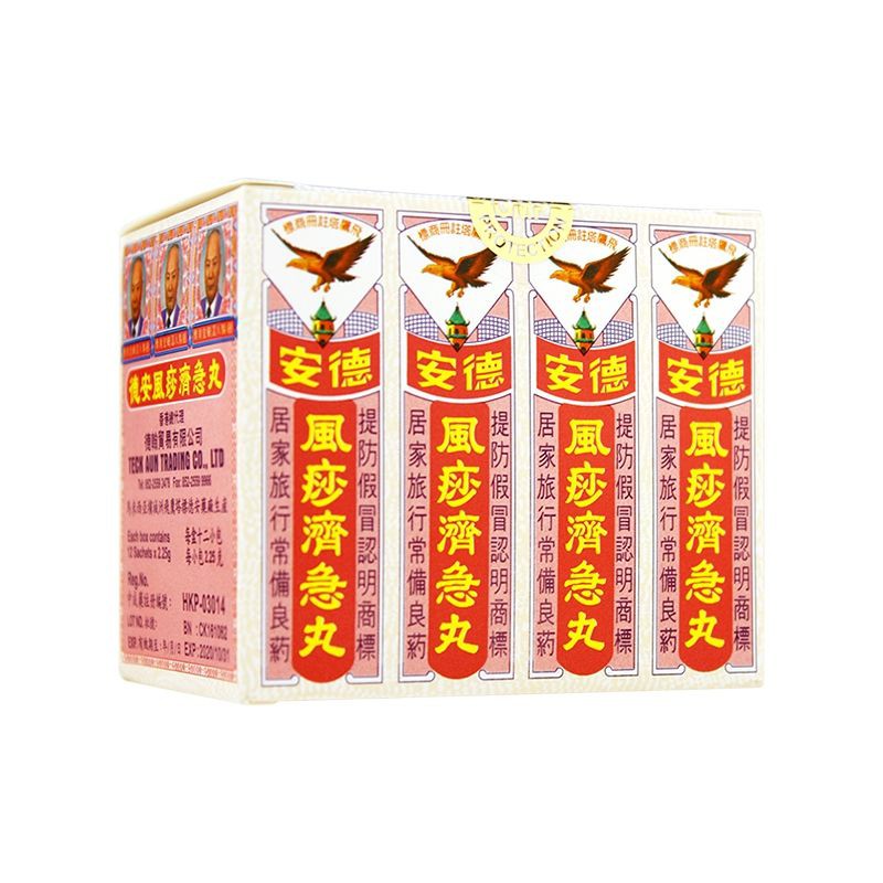 Teck Aun Chi Kit Pills德安风痧丸 12 x 2.25g