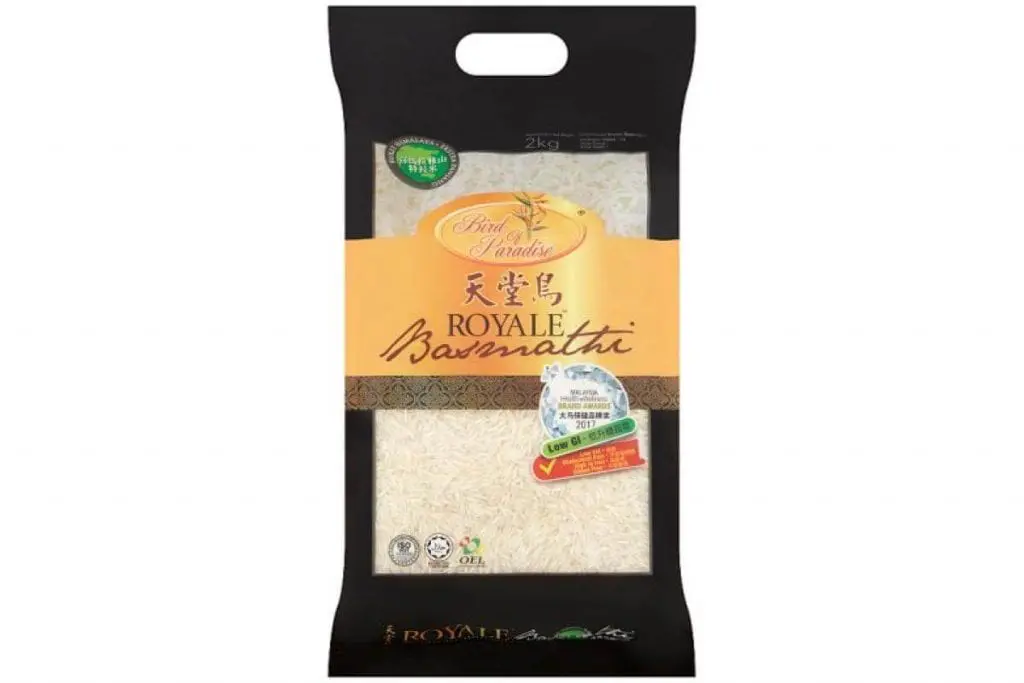 BIRD OF PARADISE ROYALE BASMATHI RICE 2 KG
