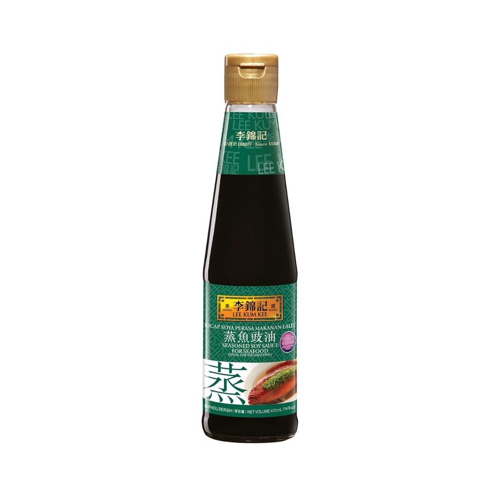 LKK SEASONED SOY SAUCE FOR SEAFOOD 李锦记 蒸鱼豉油  410ml