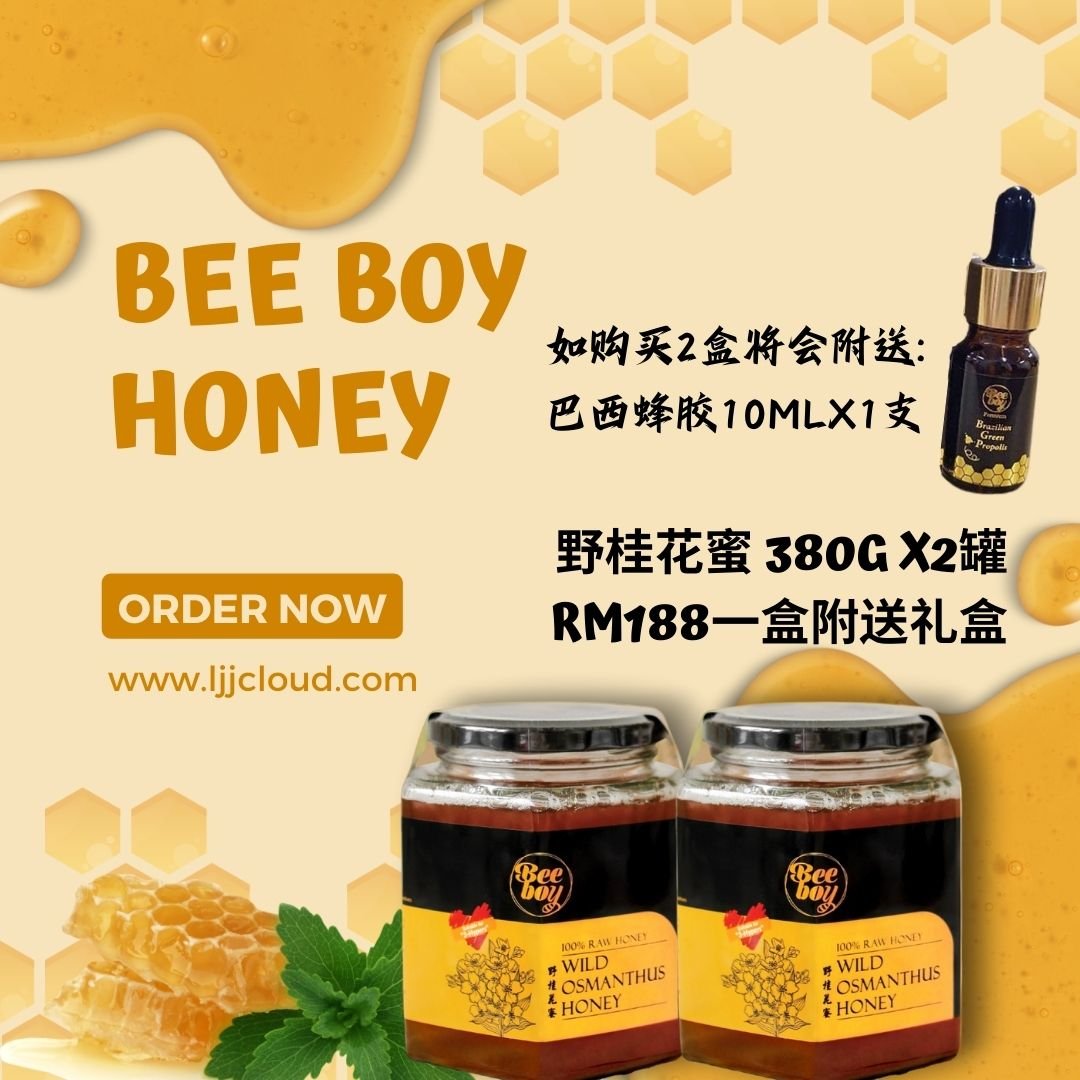 Beeboy 蜂蜜礼盒 buy 2 set free bee propolis X1pcs