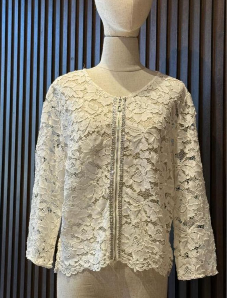 MOJIE 蕾丝上衣外搭 (M91-E1211)